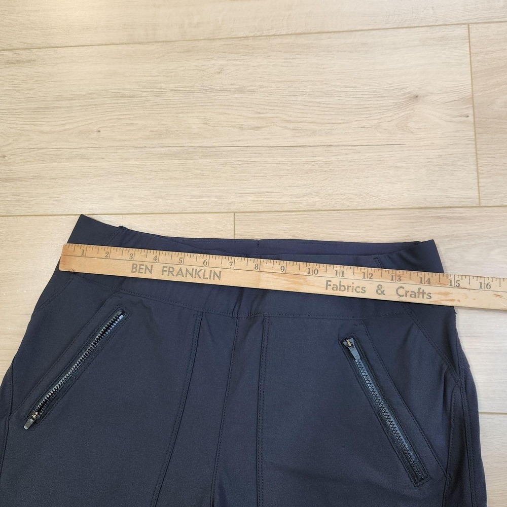 Duluth Trading Flexpedition Pants Womens 6 Black Stretch Pull On Skinny Workwear - Picture 6 of 10